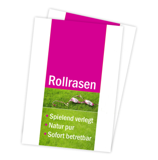 Flyer Rollrasen vom Hofgut Ringelshausen